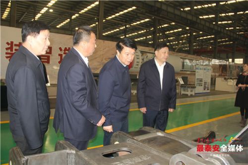 龙珠体育崔洪刚到泰安高新区调研(图2)